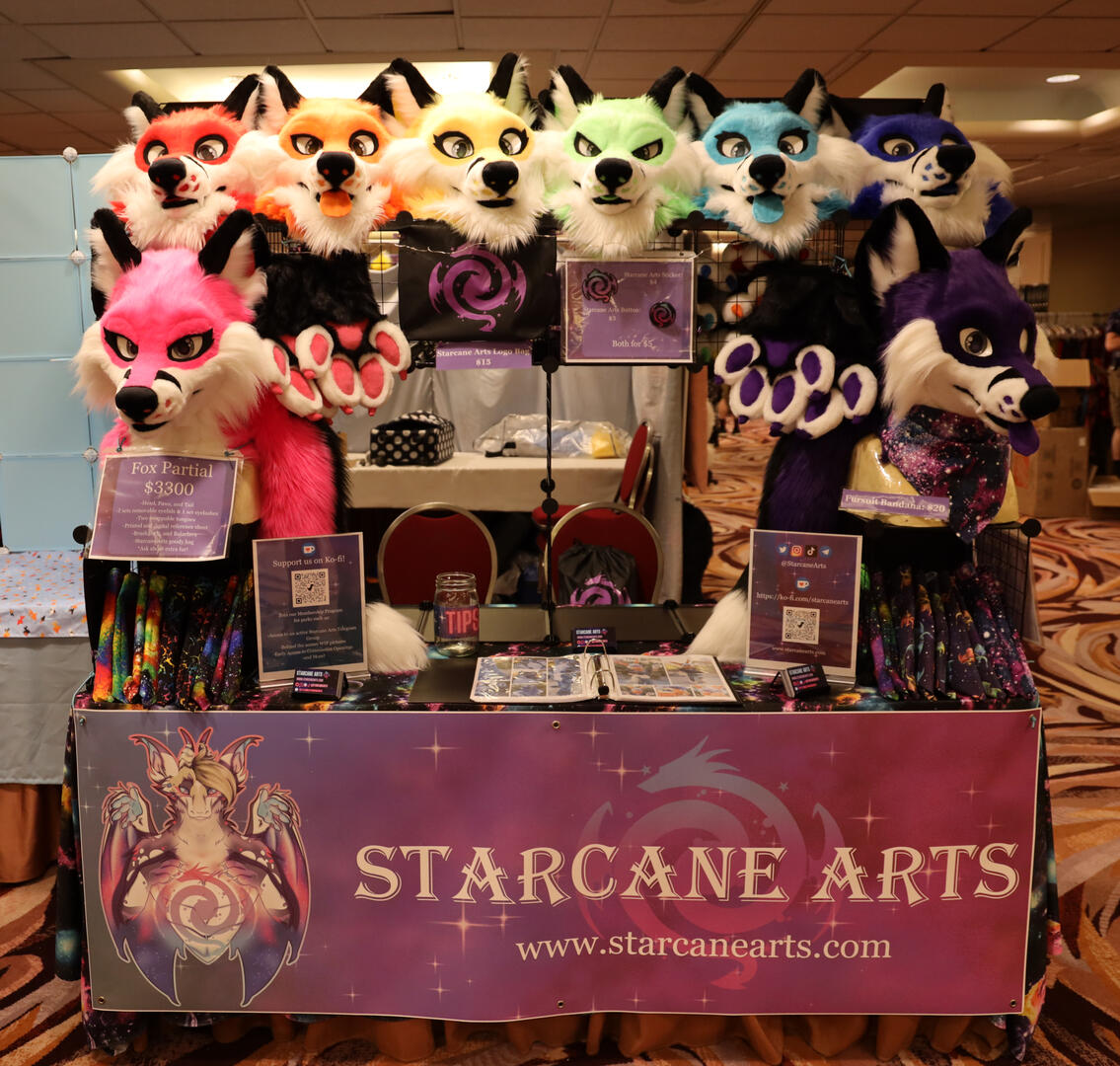 Golden State Fur Con 2023 Single 6ft Table